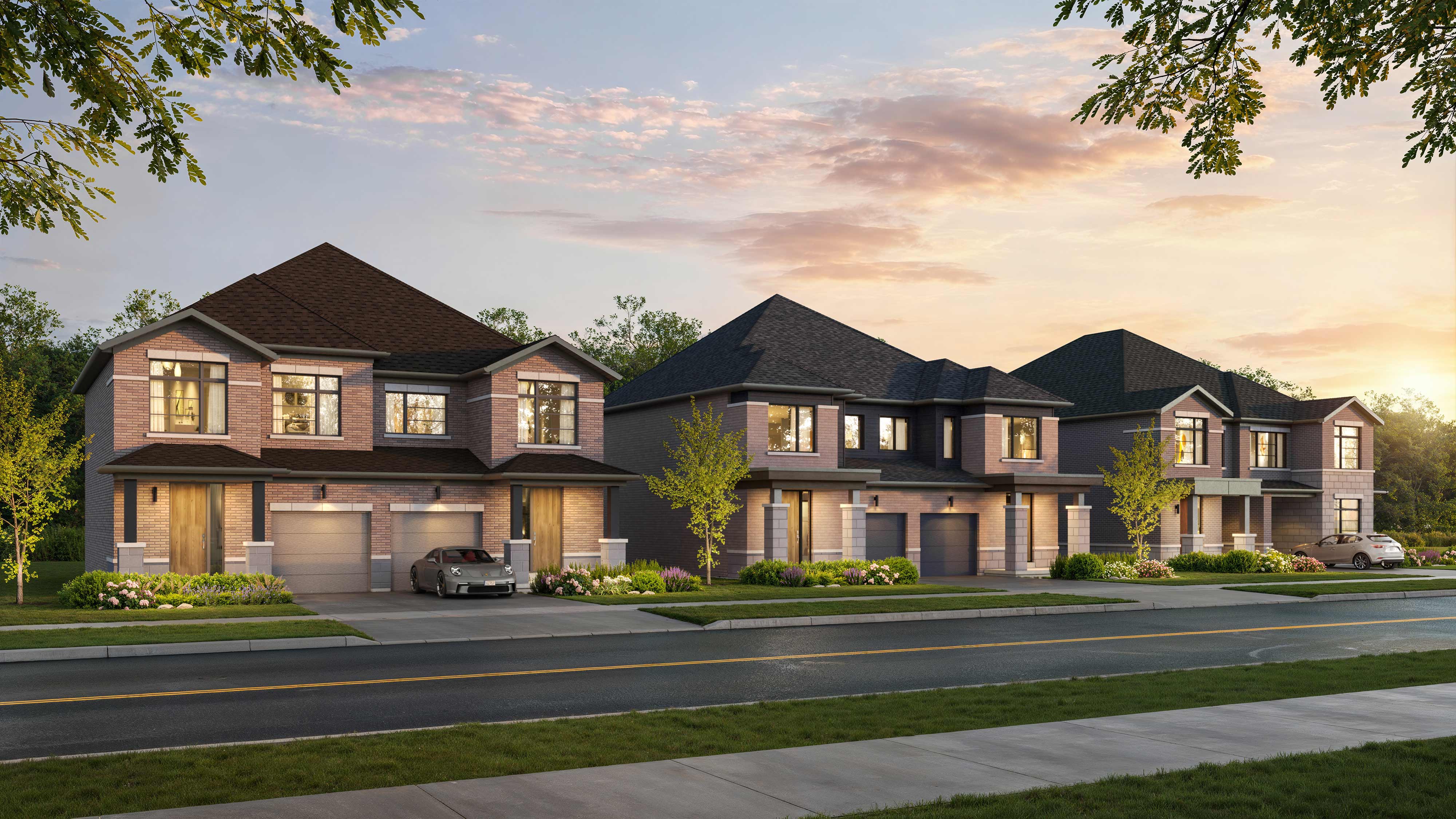 Wildfield Village exterior finishes