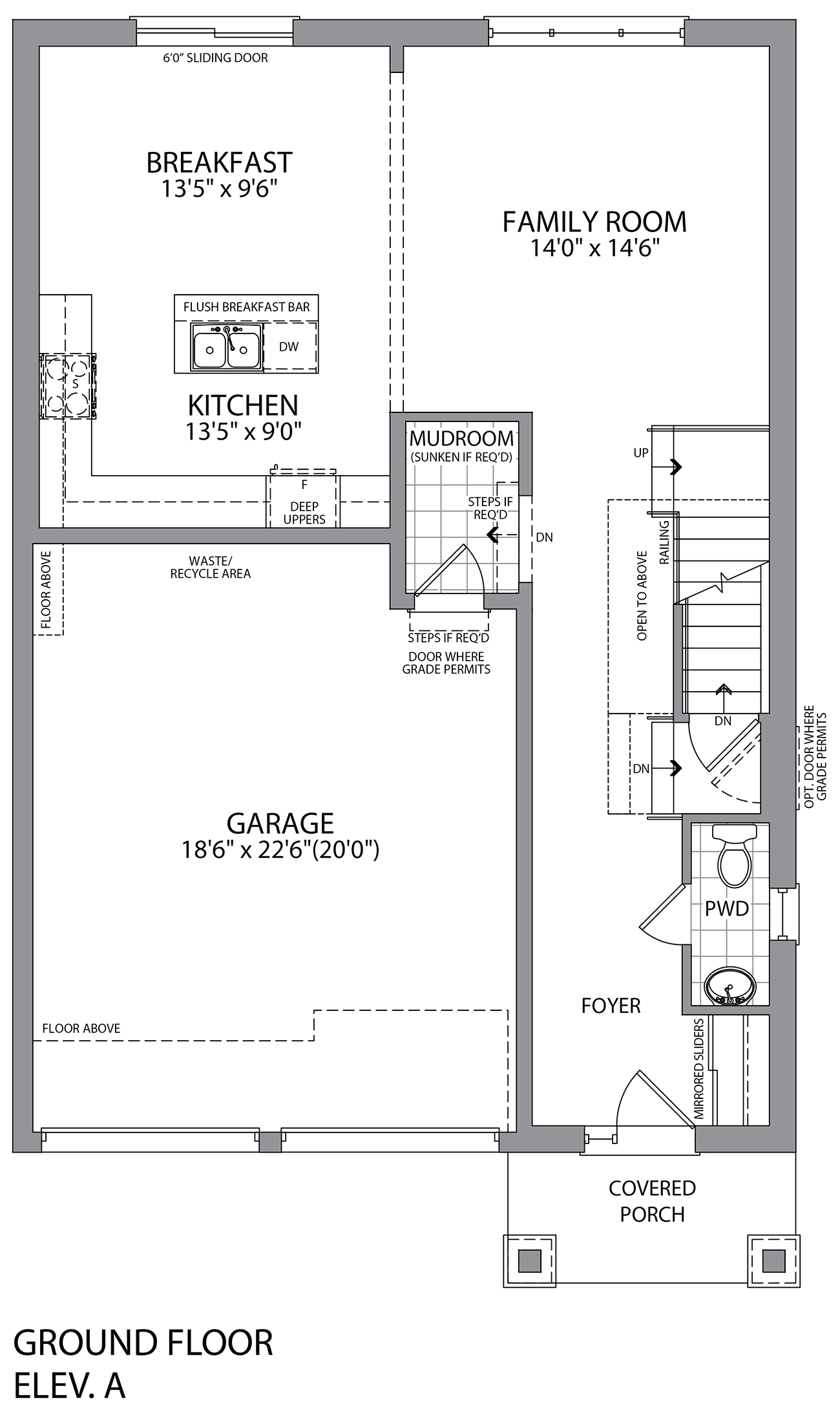 TRILLIUM MAIN FLOOR plan